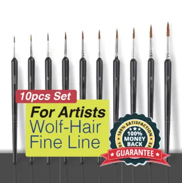 10PCS Detail Paint Brush Set - Durable Miniature Painting Brushes, Micro Paint  Brushes for Warhammer 40k Miniature Figure