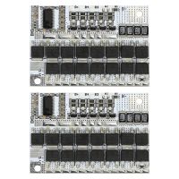 2X Bms 12V 16.8V 21V 100A Li-Ion Ternary Lithium Battery Board with Balance Pcm 18650 Lipo Bms Protection Pcb(4S)