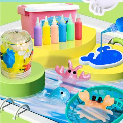 Handmade Water Toys Kit Water Sensory Toys for Kids Shape Mold Handmade Water Elves Toy DIY Marine Life Creature Toys for Kids Birthday efficient