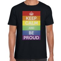 Keep Calm And Be Proud Poster Cool R Tshirt Unseix Tee ของขวัญวันแม่