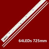 แถบไฟแบล็คไลท์ LED 2ชิ้น/เซ็ตสำหรับ58L8400U โตชิบา58PUK6809 TX-58AX802B พานาโซนิค V580D1-LS1-TREM7 V580D1-LS1-TLEM7 V580DK2-KS1