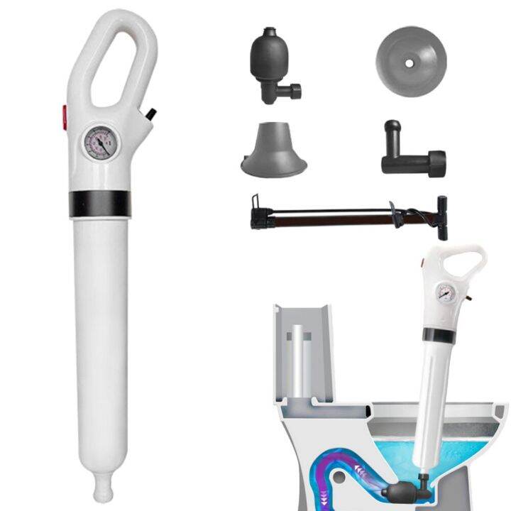 Sewer Dredge Clogged Pipe Remover Plungers Drain Blaster Toilet High