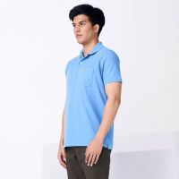 TRANQUIL BLUE  REGULAR FIT POLO SHIRT   เสื้อโปโลสีฟ้าทรงเรกูล่าร์ฟิต