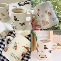 พร้อมส่ง?? แก้วกาแฟ แก้วมัค น้องแมว A Fun Day With A Cat แก้วเซรามิค น่ารัก มีหูจับ แต่งโต๊ะทำงานให้สดใสกันค่ะ แก้วแมว