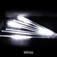 50CM 8 Tubes 30 LED Meteor Shower Rain Lights Waterproof Drop Icicle Falling Raindrop Lights for Garden Wedding Party Christmas