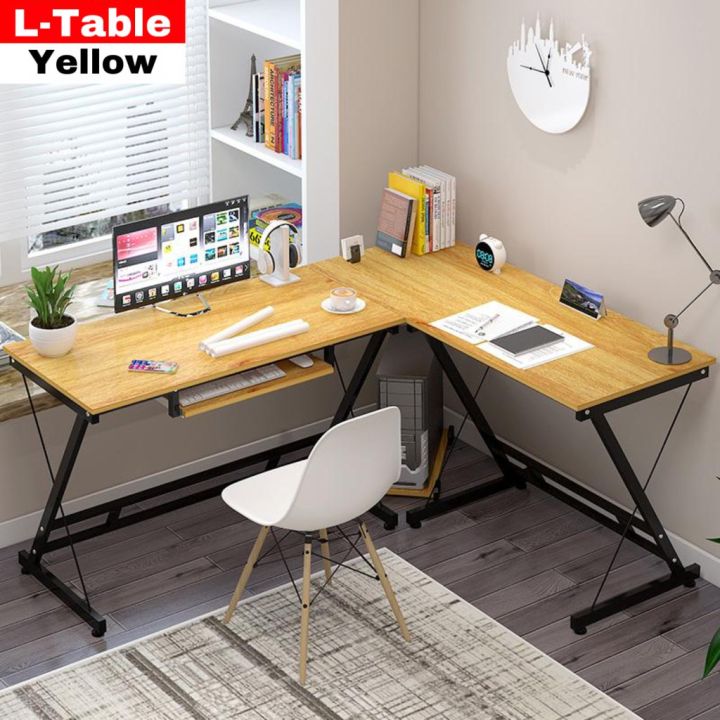 โปรโมชั่น-คุ้มค่า-ถูกสุดๆ-ลดกระหน่ำโต๊ะทำงานไม้-เข้ามุม-รูปตัว-l-ที่วางคีย์บอร์ด-110-120x48x73cm-โต๊ะคอม-โต๊ะไม้-โต๊ะทำงาน-โต๊ะ-2-ราคาสุดคุ้ม-โต๊ะ-ทำงาน-โต๊ะทำงานเหล็ก-โต๊ะทำงาน-ขาว-โต๊ะทำงาน-สีดำ