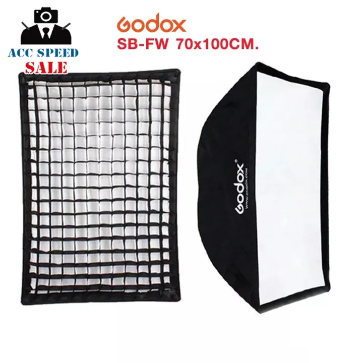 SOFTBOX GODOX SB FW 70 100CM WITH GRID สำหรบไฟทใช Bowen Mount