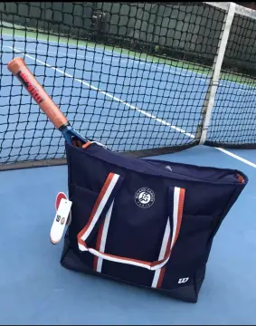 Roland-Garros reusable shopping bag - Ecru and clay