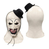 【cunnybunny】【Fast Shipping】 Terrifier 2 Art Topeng Badut คอสเพลย์หมวกกันน็อคหน้ากากยางหน้ากากฮาโลวีนอุปกรณ์ประกอบฉากชุดงานปาร์ตี้