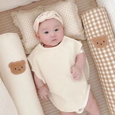 [พร้อมส่งในไทย] หมอนข้างเด็กแรกเกิด หมอนข้างลายน่ารัก สไตล์เกาหลี หมอนลายหมี