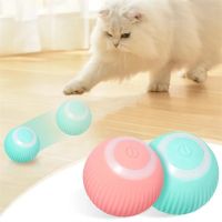 Smart Cat Toys Automatic Rolling Cat Ball Electric Ball Cat Interactive Toy For Cats Training Self-moving Kitten Toy Accessories Toys