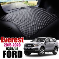 Everest Alas Bagasi Mobil หนังแท้แผ่นซับแผ่นรองกระโปรงหลังรถ Trunk สำหรับฟอร์ดเอเวอเรสต์ U375 2015-2020แผ่นปูรถยนต์ VT4พรมท้ายรถ