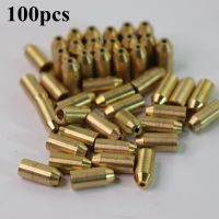 100Pcs Wholesale Durable Brass Refill Butane Gas Adapter Copper Head Adapter For Dupont L2 France Gas Lighter Inflatable Gadgets