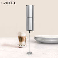 Uareliffe Milk Foamer เครื่องตีกาแฟเสียงรบกวนต่ำพร้อมหัวผสมสแตนเลส304เครื่องปั่นไฟฟ้าเครื่องตีไข่ทำความสะอาดง่ายเครื่องตีฟองนมขนาดเล็กวัสดุเกรดอาหาร Handle Stirrer เครื่องทำคาปูชิโน่เครื่องมือทำอาหาร