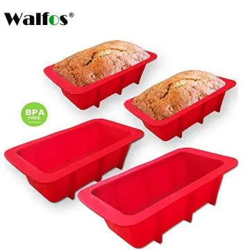  Walfos Silicone Brownie Pan, 9-Cavity Non-stick Square