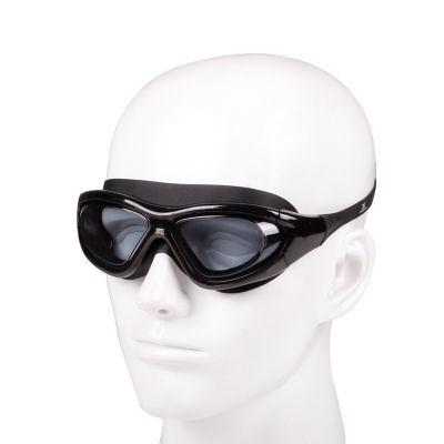 แว่นตาว่ายน้ำแว่นตาน้ำเข็มขัดซิลิโคนใต้น้ำแว่นตาขนาดใหญ่ Anti-Fog Waterproof Sport Optical Glasses For Men Women