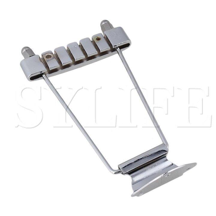 trapeze-tailpiece-โครเมี่ยมสำหรับกีตาร์6-st-50-0เมตร-เมตรพิทช์เซนต์