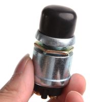 Waterproof 12V 20A Car Boat Track Engine Switch Horn Push Button Start Starter Momentary Engine Horn Switch Start Heavy-duty Eng