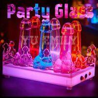 แก้วน้ำแฟนซี  แก้วใส่น้ำ แก้วน้ำอินดี้ Party Glass แก้วไวน์ รูปทรงใหม่ ไม่ซ้ำใคร  (สินค้าพร้อมส่ง)