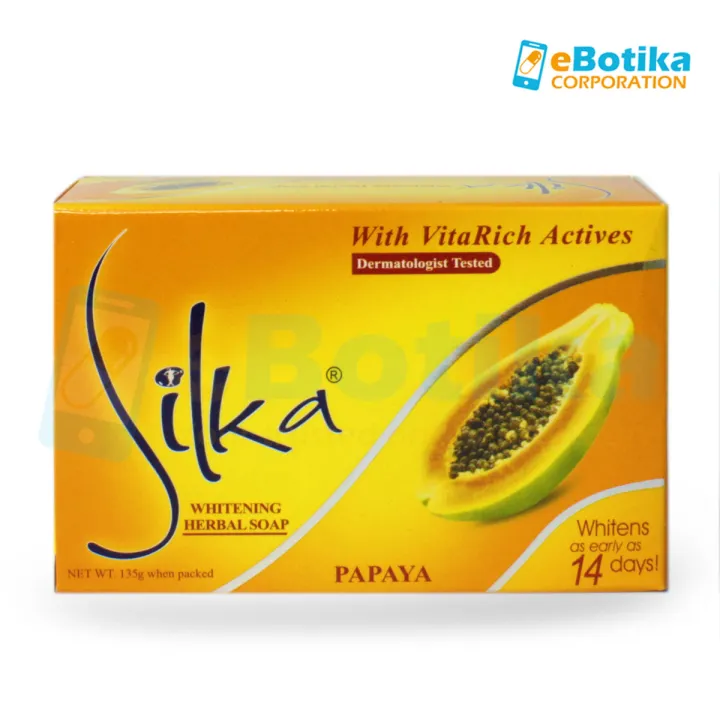 Silka Whitening Papaya Soap 135g | Lazada PH