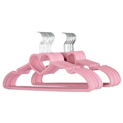10/15/20PCS Clothes Hanger Durable Hanger ABS Heart Pattern Coat Hanger for Adult Children Clothing Hanging Supplies (Pink) Clothes Hangers Pegs