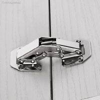 ✾ 90 Degree 3 Cabinet Hinges No-Drilling Bridge Shaped Spring Door Hinge For Cupboard Furniture With Screws