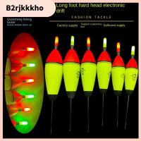 B2RJKKKHO 1/2PCS ตกปลากลางคืนตกปลา ทุ่นตกปลา EVA ร็อคตกปลา แท่งไฟส่องสว่าง ตกปลาแบบลอยโดดเด่น ของใหม่ การหล่อแบบยาว พลาสติก bobber ตกปลากลางคืนตกปลา