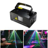 ไฟดิสโก้ เลเซอร์ 1 หัว 7 สี RGB DM-400 rgb remote  disco laser light