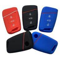 gthrrftdb For Vw Passat b8 Skoda a7 Silicone Remote Flip Key Cover Case 3 Button