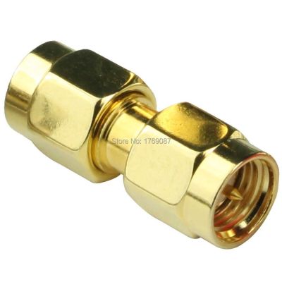 Connector SMA Male to SMA Male Plug In Series RF Coaxial Adapter Electrical Connectors