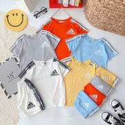 CHÍNH HÃNG  BỘ THUN LẠNH MINKYMOM ADIDAS CHO BÉ