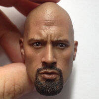 16 Scale Fast Bald Head Sculpt Muscular Man WITTMANN Dwayne Johnson แกะสลักสำหรับ12 "DIY Action Figure Body