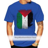 est 2021 Men T shirt Fashion Palestine Palestinian National Flag Vintage T shirt