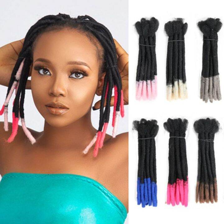 Micacoh Curly Black Daily Natural Heat Resistant Fiber Ombre Afro Synthetic Hair Braids Women 8044