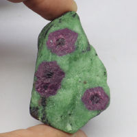 พลอย ก้อน รูบี้ ซอยไซต์ ธรรมชาติ ดิบ แท้ ( Unheated Natural Ruby In Zoisite ) น้ำหนัก 713 กะรัต