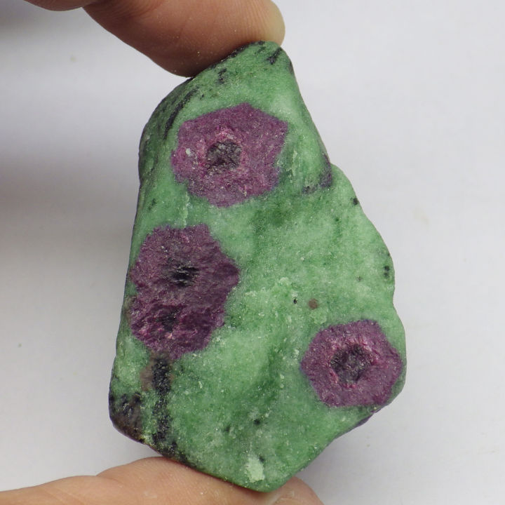 พลอย-ก้อน-รูบี้-ซอยไซต์-ธรรมชาติ-ดิบ-แท้-unheated-natural-ruby-in-zoisite-น้ำหนัก-713-กะรัต