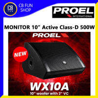 PROEL รุ่น WX10A ลำโพงมอนิเตอร์ 2 Way 10" CLASS-D มีแอมป์ขยาย 500W สินค้าใหม่ ทุกชิ้น ของแท้100%