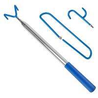 Disc Golf Retriever Pole With 3 Hooks Telescoping Disc Golf Accessories Tool Extendable Grabber 1.4Ft To 16Ft