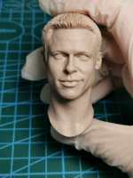 16 Scale d Pitt Head Sculpt สำหรับ12นิ้ว Action Figure ตุ๊กตา Unpainted Head Sculpt No.936