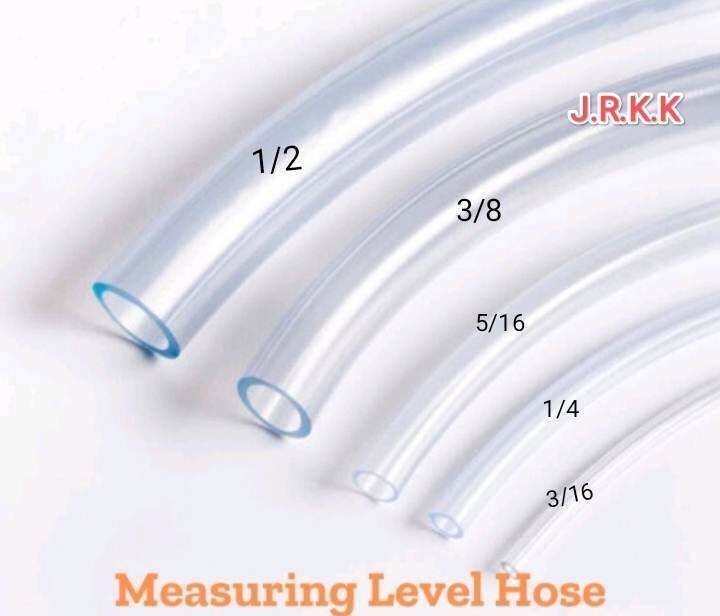 Transparent Plastic Level Hose 3/16'',1/4', 5/16'' ,3/8'' ,1/2'' Per Meter Lazada PH