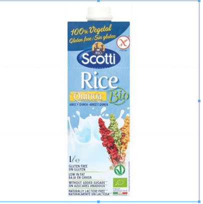 Sữa gạo và diêm mạch hữu cơ riso scotti - organic bio rice quinoa drink - ảnh sản phẩm 3