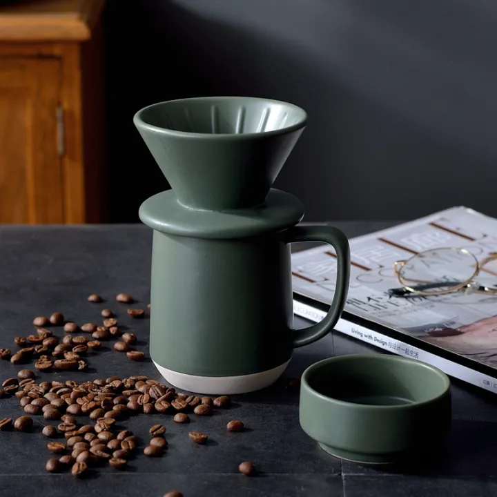 ถ้วยกาแฟทำมือเซรามิกถ้วยกรองถ้วยน้ำชายามบ่ายถ้วยนมกาแฟของขวัญสำนักงานถ้วยสร้างสรรค์