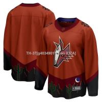 ✔❈☂ g40349011chao 037A เสื้อยืดแขนยาว Jay NHL Arizona Coyote Jersey Hockey พลัสไซซ์ สําหรับผู้ชาย