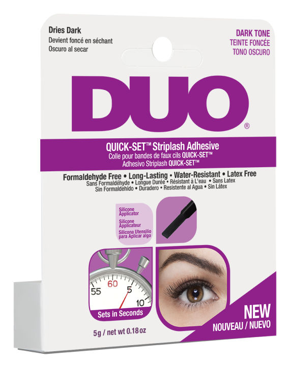 ของแท้! กาวติดขนตาปลอม DUO - Quick Set Striplash Adhesive - Dark Tone