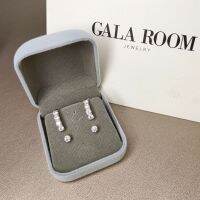 Galaroom Jewelry ต่างหูเซ็ทเพชรสวิส E55WG + 0.25ct