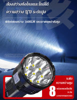 guibai ไฟฉาย LED มัลติฟังก์ชั่น, ไฟฉายสว่างกลางแจ้งแบบชาร์จไฟ USB