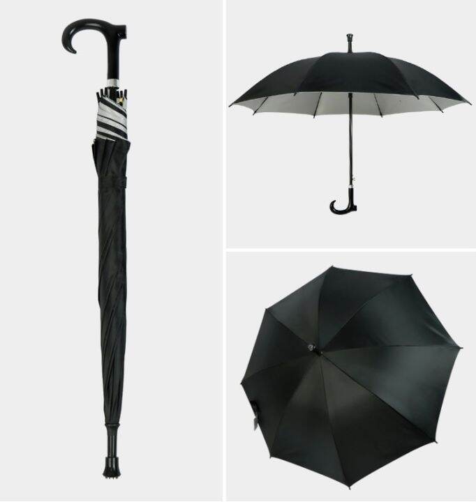 Crutch Umbrella Auto Open High Quality with UV Protection (Tungkod