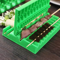 Kebab Maker Brochette เครื่องมือเสียบเนื้อผักสตริงอุปกรณ์บาร์บีคิว Gadget มัลติฟังก์ชั่นสำหรับย่างอาหาร Kabobs