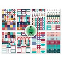 Planner Stickers for Business Fitness Accessories Aesthetic Label Notebook DIY Scrapbooking Stickers for Notebooks Stationery Stickers  Labels