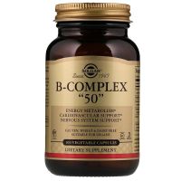 [ วิตามินบีรวม ] - Solgar , B-Complex "50" x 100 แคปซูล (Capsules)